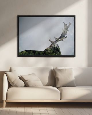 Antler Double-exposed