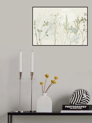 Plant based calming atmosphere natural green