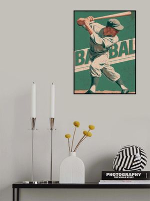 Baseball Player Green