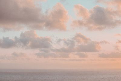 Candy Cotton  Clouds Over the Ocean