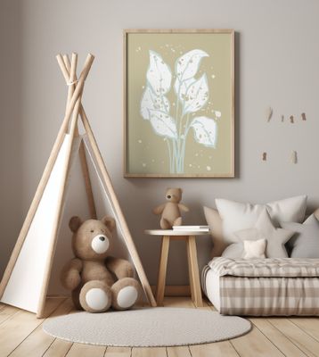 White Leaves Elegance