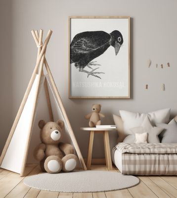 Katsushika Hokusai's Bird 1814