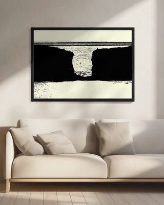 Black and White Seascape