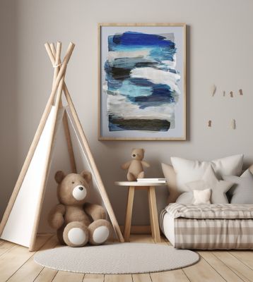 Abstract Brush Strokes 78Y