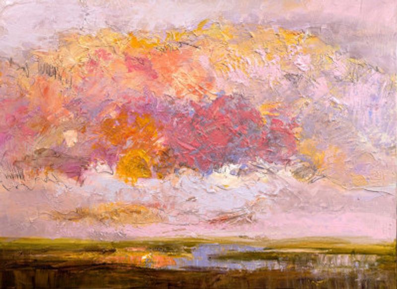 Vibrant Pink Horizon