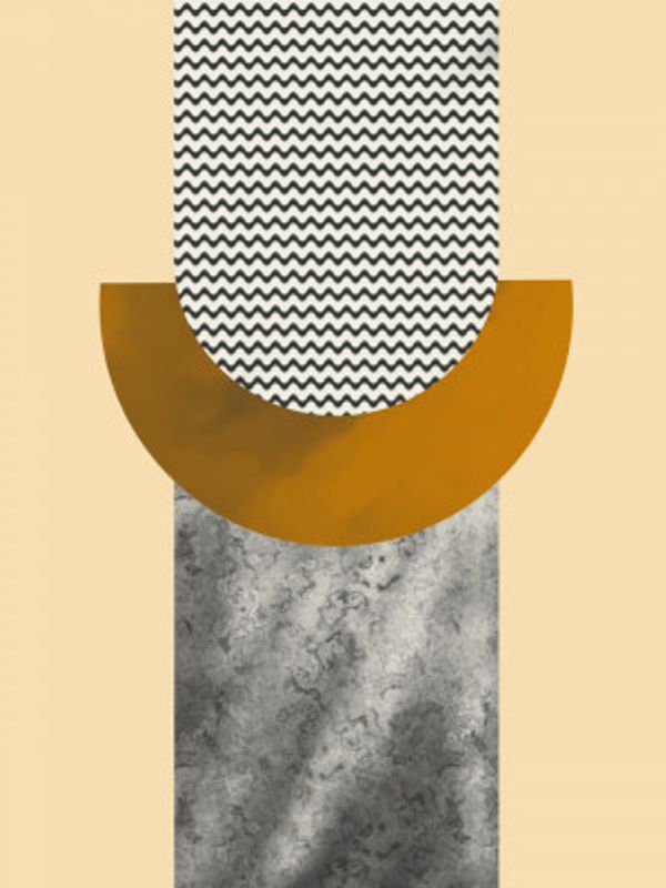 Marble With Geometrical Ring