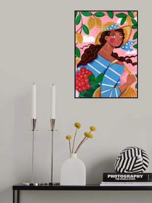 Portrait woman in Amalfi coast Italy