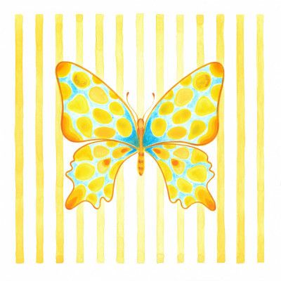 Golden Butterfly Stripes