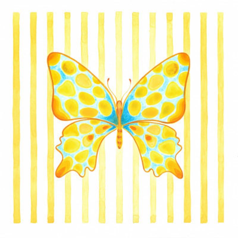 Golden Butterfly Stripes