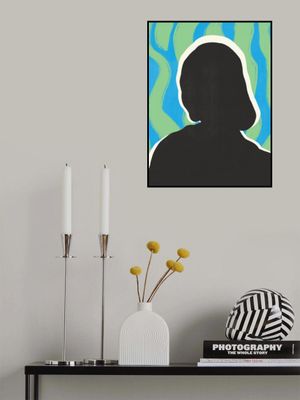 Anonymous Portrait In Cool Colors