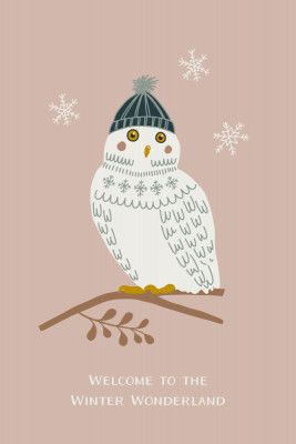 Cozy Owls Powder Pink