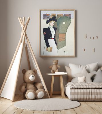 Woman Holding Book (ca. 1890–1907)