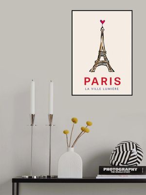 Paris La Ville Lumière - Paris Efiffel Tower Poster