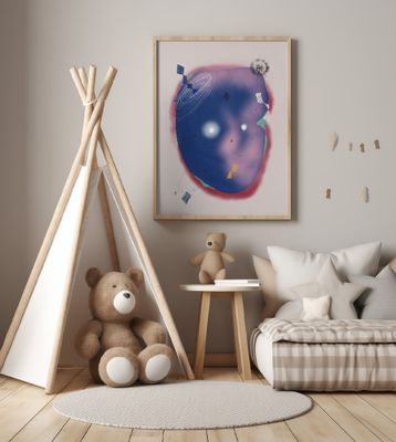 Geometric Shapes and a Cosmic Theme