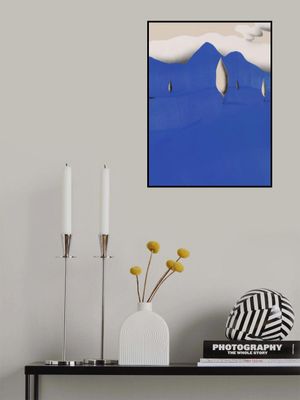 Surreal Landscapes With Blue Mountains