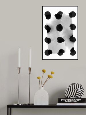 Abstract Painting Polka Dots Pattern Ii