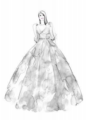 Fini fashion illustration