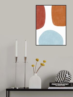 Colorful Three Organic Shapes