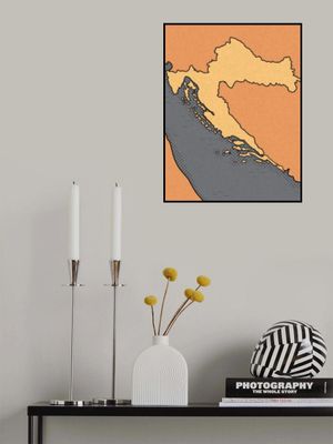 Vintage Map Of Croatia