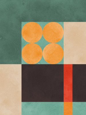 Colorful geometric composition 6