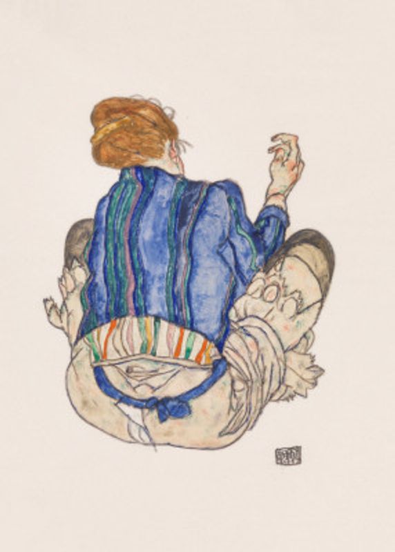 Seated Woman, Back View