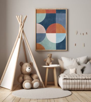 Geometric Shapes With Bold Circles