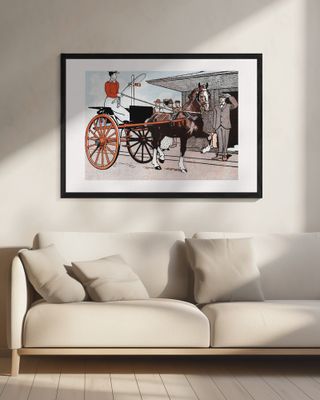 Woman In a Horse Carriage (ca. 1890–1907)