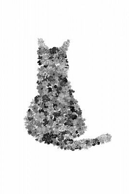 Flower Cat01 24x36