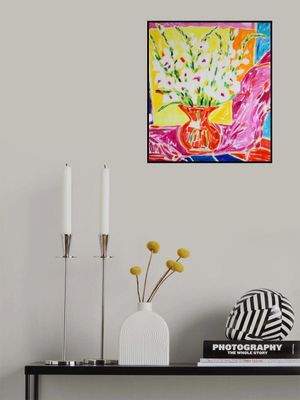 Bouquet of Gladiolus, Tamara Jare, oil on canvas