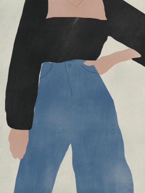 Pose With Black and Blue