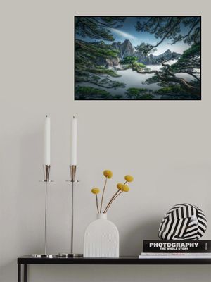 Strange pine tree in Yellow mountain