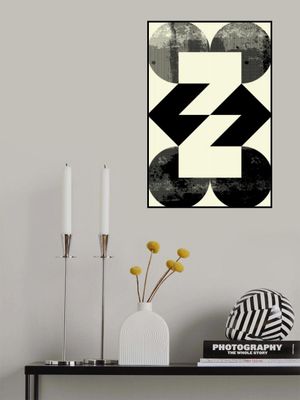 Bold Black and White Shapes