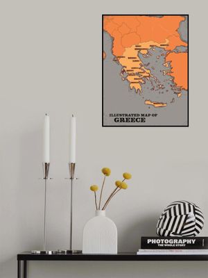 Illustrated Map of Greece