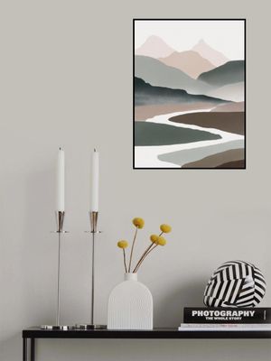 Serene Mountain Silhouettes