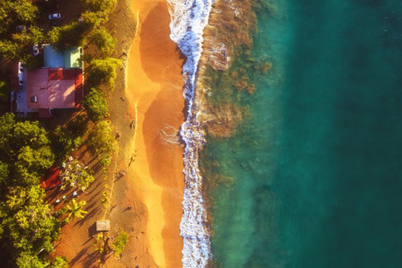 Guadeloupe - Plage de la Perle Aerial