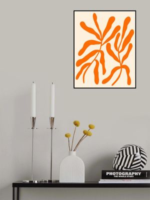 Orange Stylized Branches