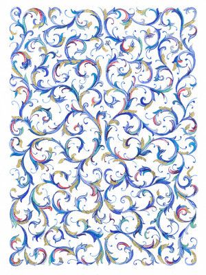 Detailed Floral Pattern