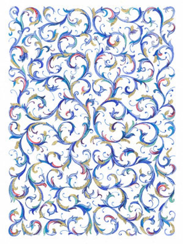 Detailed Floral Pattern