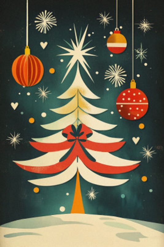 Christmas tree 50s