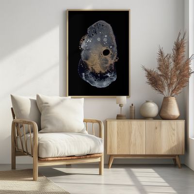 Abstract Gold Bubbles