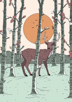 Deer In The Forest