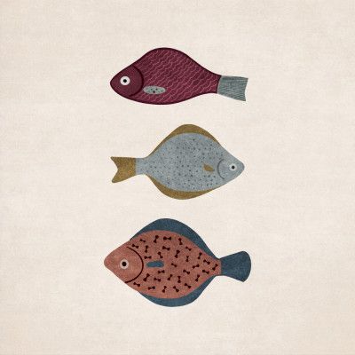 Trio of Fish Forms