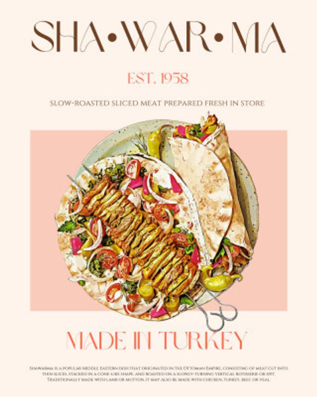 Shawarma Print