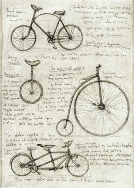 Vintage Bicycle Sketches