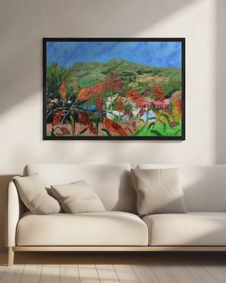 An Autumn Day When Reeds Are In Bloom