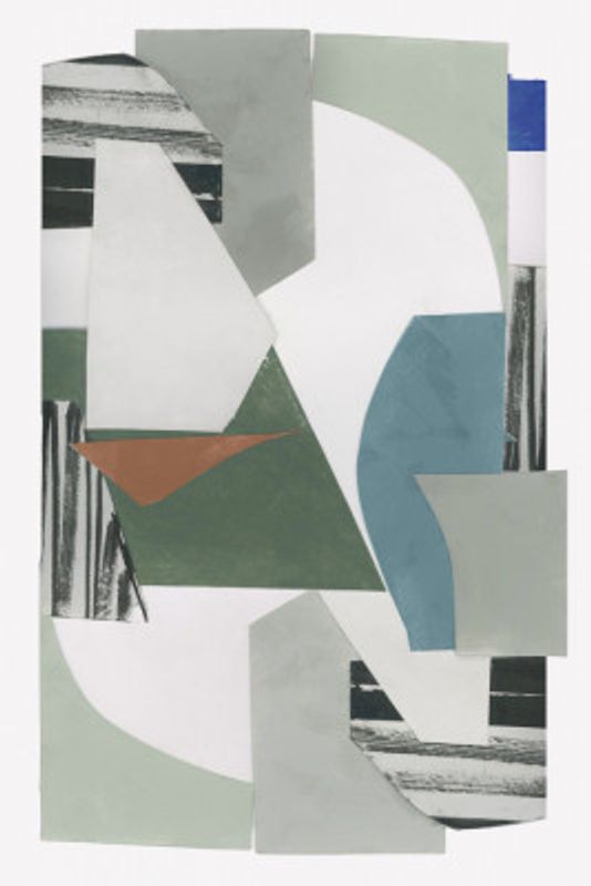 Neutral Geometric Print No 1