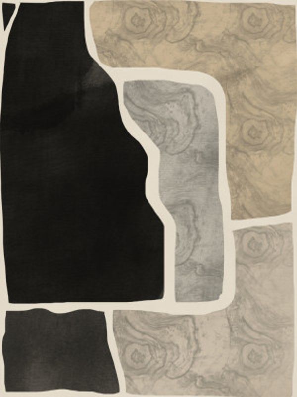 Black Abstract Mosaic