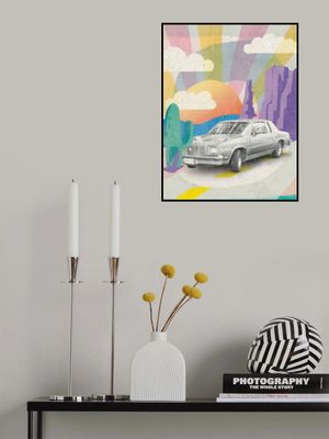 Vintage Car in the Desert