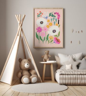 White Poppies Meadow