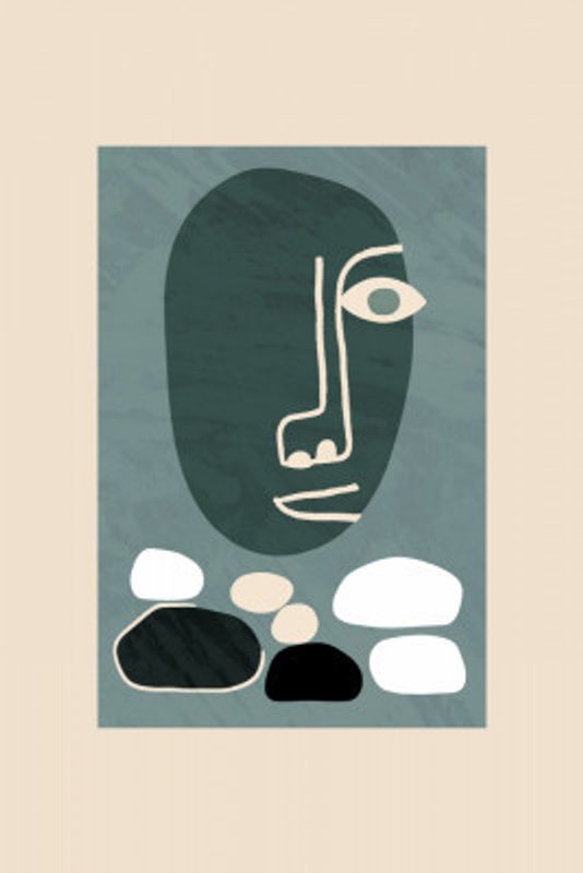 Neo-Cubist Abstract Portrait 1